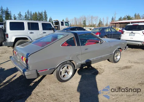 1978 Ford Mustang from USA, damaged, VIN 8R03Z128678